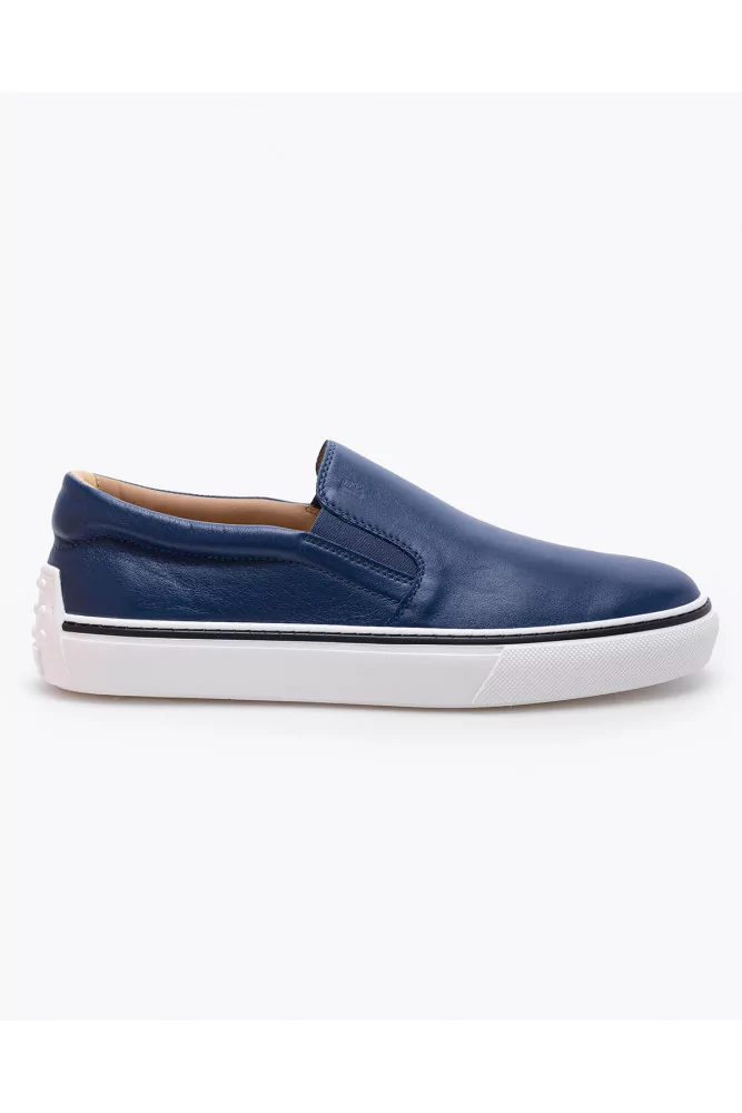 Cassetta Casual - Nappa leather slip-ons with elastics