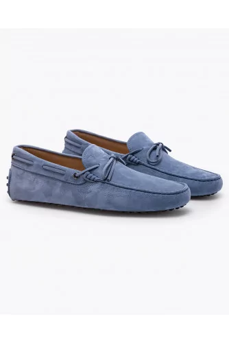 Gommino - Mocassins en nubuck avec lacets