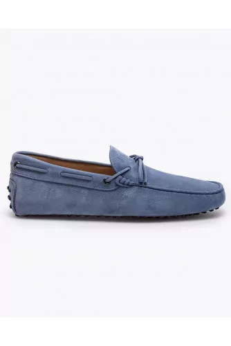 Gommino - Mocassins en nubuck avec lacets