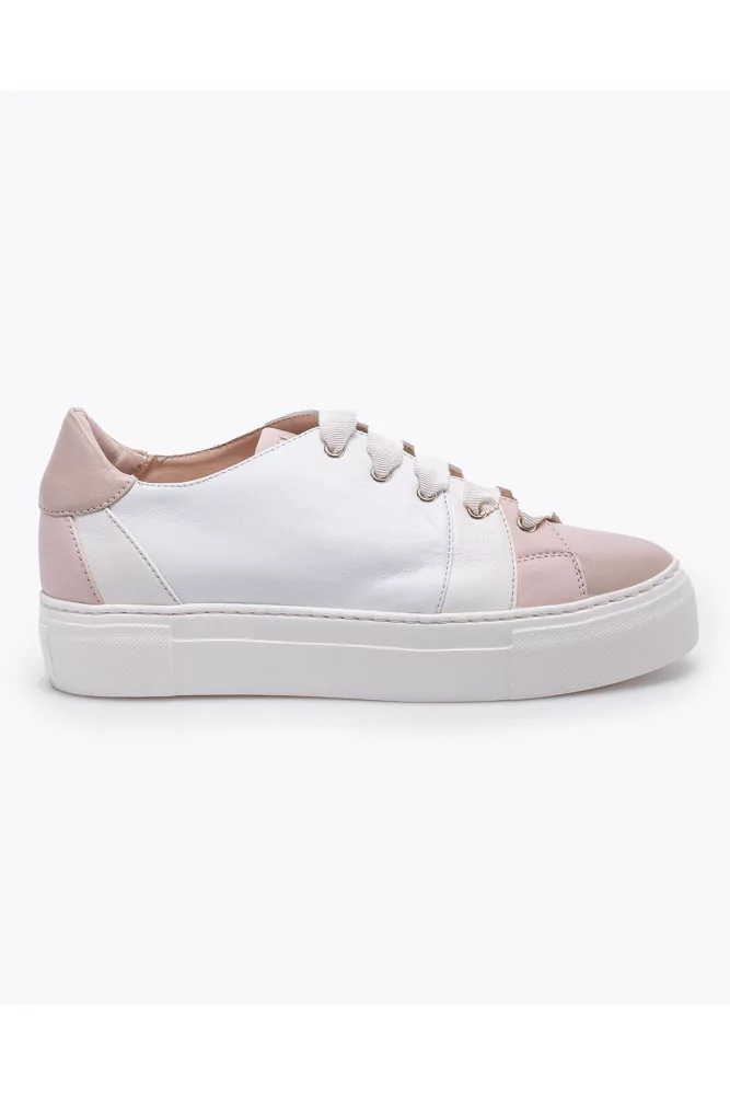 AGL - Baskets en cuir nappa plates 39 multicolor