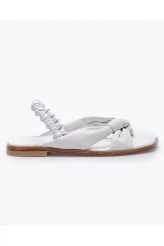 Achat Nappa leather sandals with draped bands - Jacques-loup