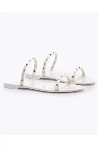 Achat PVC mules with colored stones - Jacques-loup