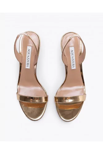 Achat Calf leather sandals with front band and back flange 90 - Jacques-loup