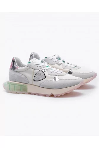 La Rue - Sneakers with translucent soles and yokes
