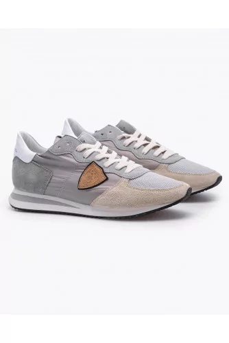 Tropez X - Split leather sneakers with yokes