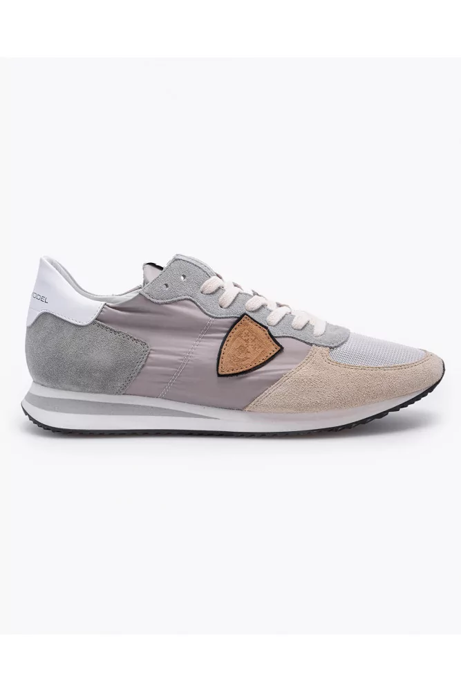 Tropez X - Split leather sneakers with yokes