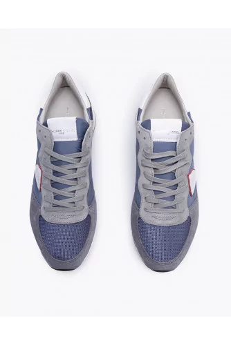 Tropez X - Split leather sneakers with yokes