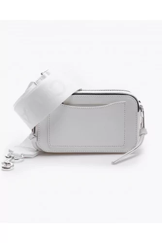 Snapshot DTM - Rectangular leather bag with shoulder strap