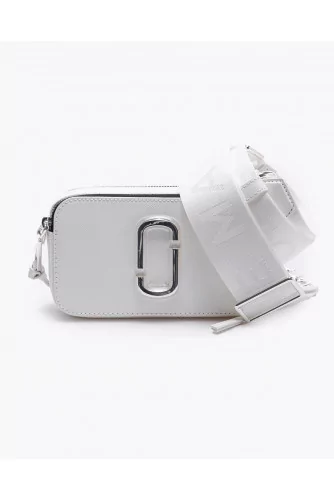Snapshot DTM - Rectangular leather bag with shoulder strap