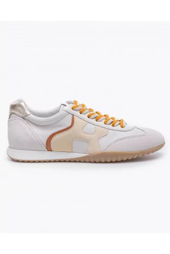 Olympia Z - Nappa leather sneakers with yokes