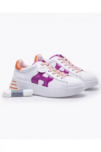 Rebel H 564 - Nappa leather sneakers with logo 40