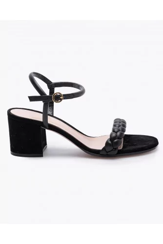 Achat Leather sandals with braided strap 60 - Jacques-loup