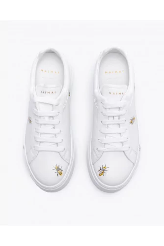 Achat Nappa leather sneakers with bee print 45 - Jacques-loup
