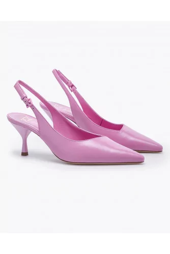 Achat Nappa leather cut shoes with slingback - Jacques-loup