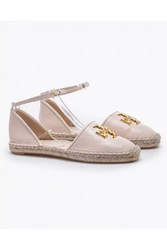 Espadrilles with logo and braided outer soles