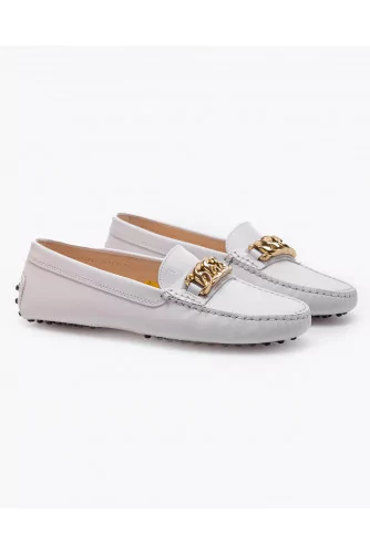 Achat Gommino - Leather moccasins with metal chain - Jacques-loup
