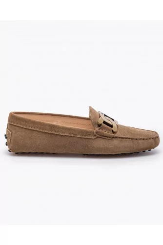 Achat Gommino - Split leather moccasins with metal chain - Jacques-loup