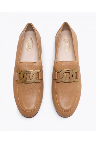 Achat Nappa leather moccasins with metal chain - Jacques-loup