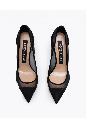 Achat Suede and tulle high heels 85 - Jacques-loup