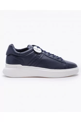 H580 - Nappa leather sneakers with H logo