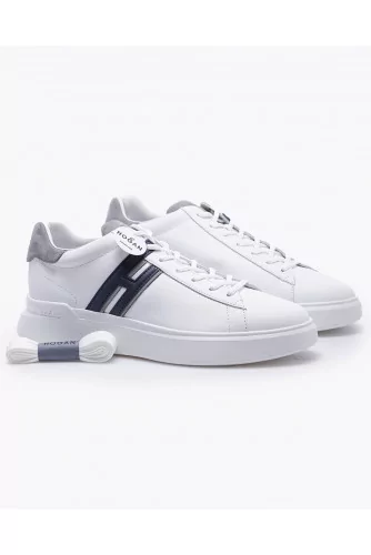 H580 - Nappa leather sneakers with logo