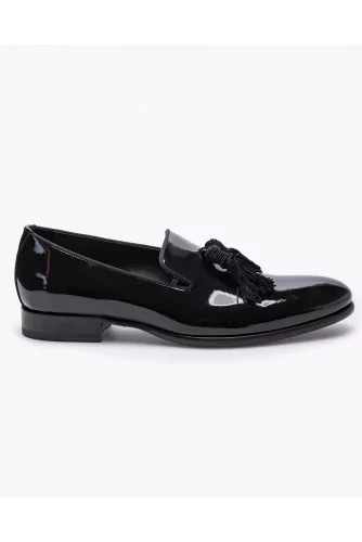 Achat Varnished leather slip-ons with tassels - Jacques-loup