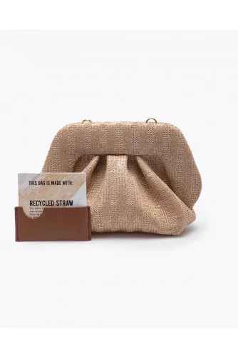 Pochette mini en raphia éco-responsable