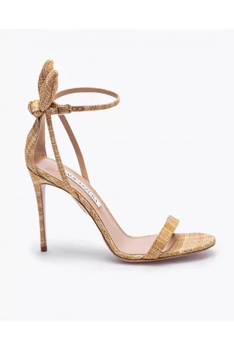 Bowtie - Raffia sandals with bowtie 105