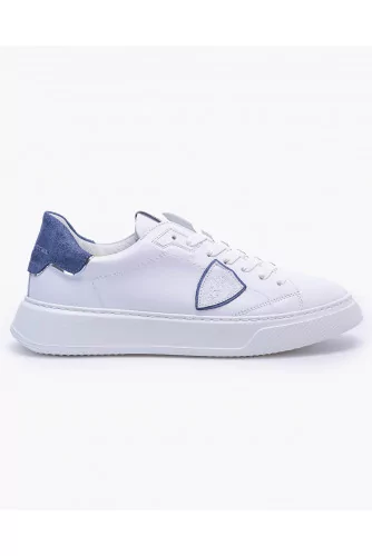 Achat Temple - Leather sneakers with escutcheon - Jacques-loup