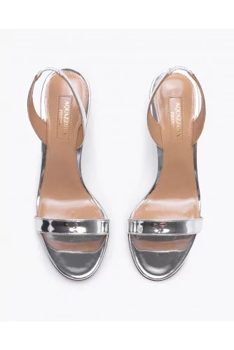 Achat Calf leather sandals with back flange and front band 90 - Jacques-loup