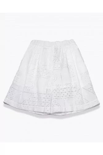 Achat Cotton Bermuda shorts with English embroidery - Jacques-loup