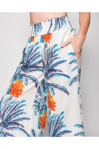 Achat Wide trousers with palm print - Jacques-loup