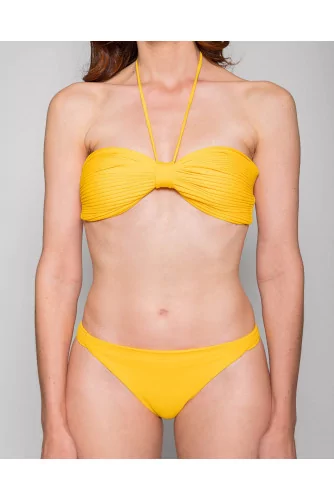 Tortuga/Potosi- Two-pieces strapless bikini in plain color
