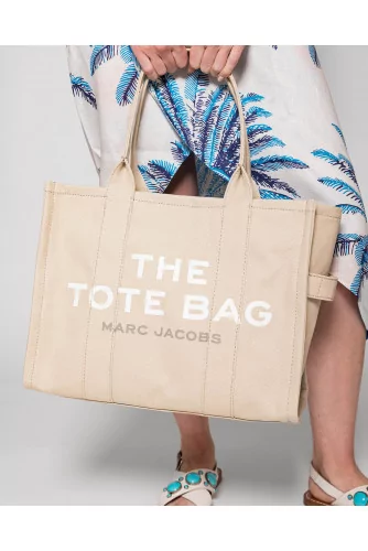 The Large Tote - Sac en jean avec sangle