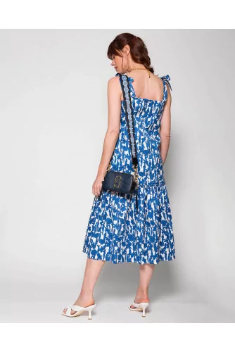 Achat Cotton strap dress with floral print - Jacques-loup