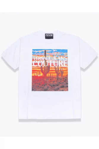 Jersey T-Shirt with Mexican desert print