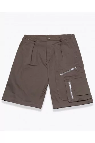 Achat Cotton bermuda cargo with metal zip - Jacques-loup