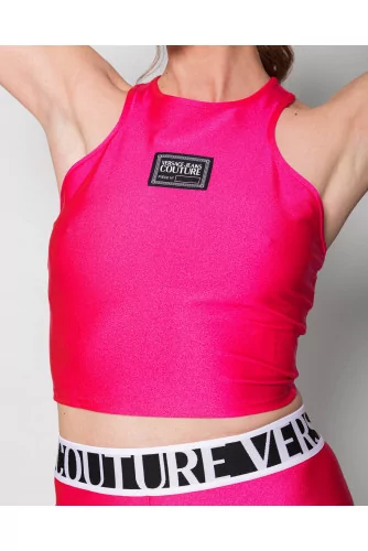 Sporty Lycra crop-top