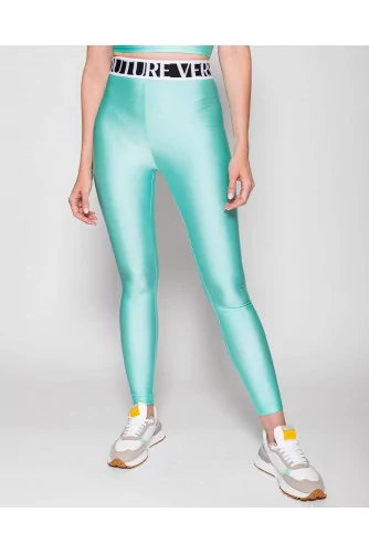 Legging sportif en Lycra avec ceinture jacquard