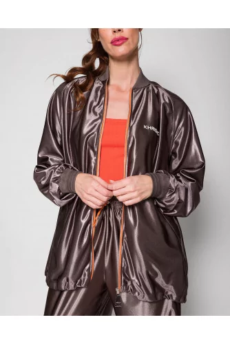 Veste de jogging oversize en satin ML