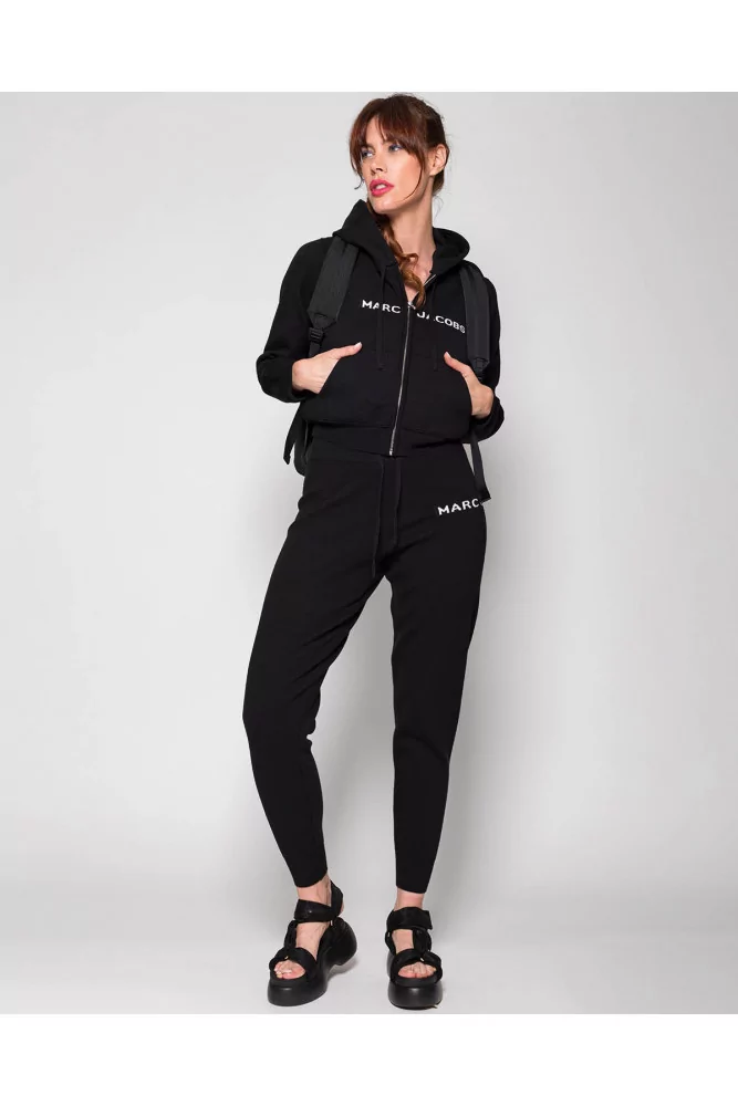 Marc Jacobs - Ensemble sweat à capuche et pantalon de jogging en coton noir S