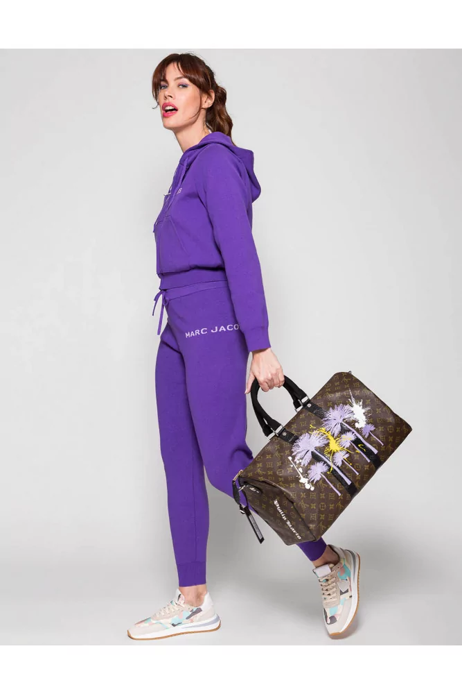 Marc Jacobs - Hoodie et pantalon de survêtement violet en coton