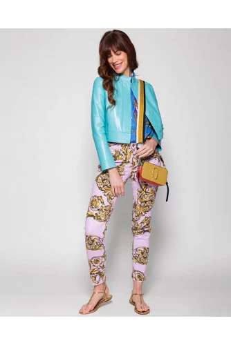 Achat Skinny denim jeans with Garland print - Jacques-loup