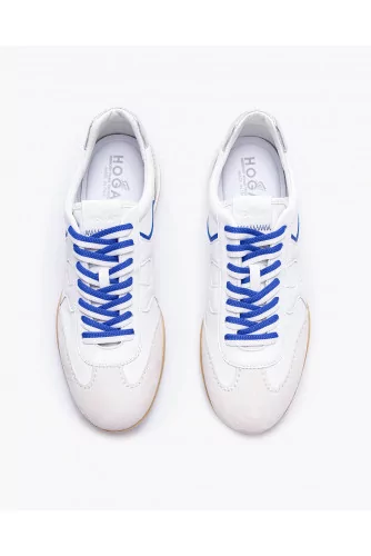 Olympia Z - Nappa leather sneakers with yokes