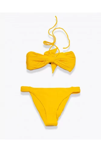 Maillot 2 pièces bandeau Juan De Dios jaune