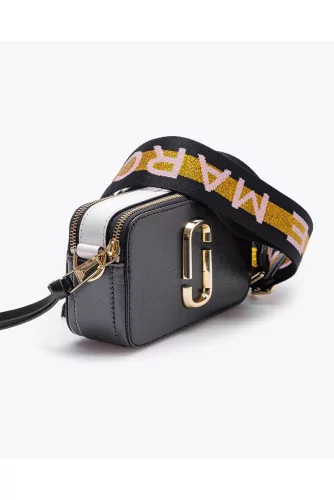 Snapshot - Rectangular leather bag with zipper