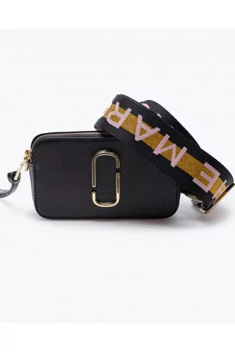 Snapshot - Rectangular leather bag with zipper