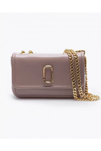Mini Glam Shot - Leather bag with flap