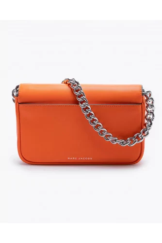 The J Marc Shoulder Bag of Marc Jacobs - Orange leather bag with flap and  shoulder strap for women