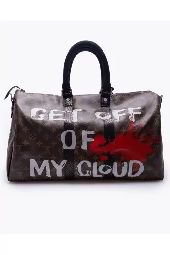 Mickey Fck of Philip Karto - Louis Vuitton bag with python and